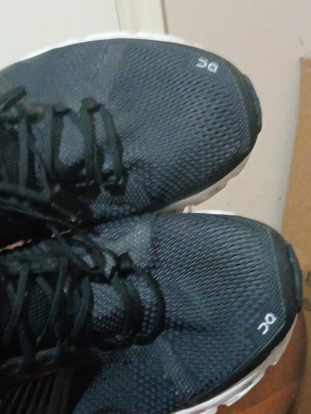 On Cloud Shoes Mens Size 12.5 Black CloudTec Swiss Engineering Running Sneakers